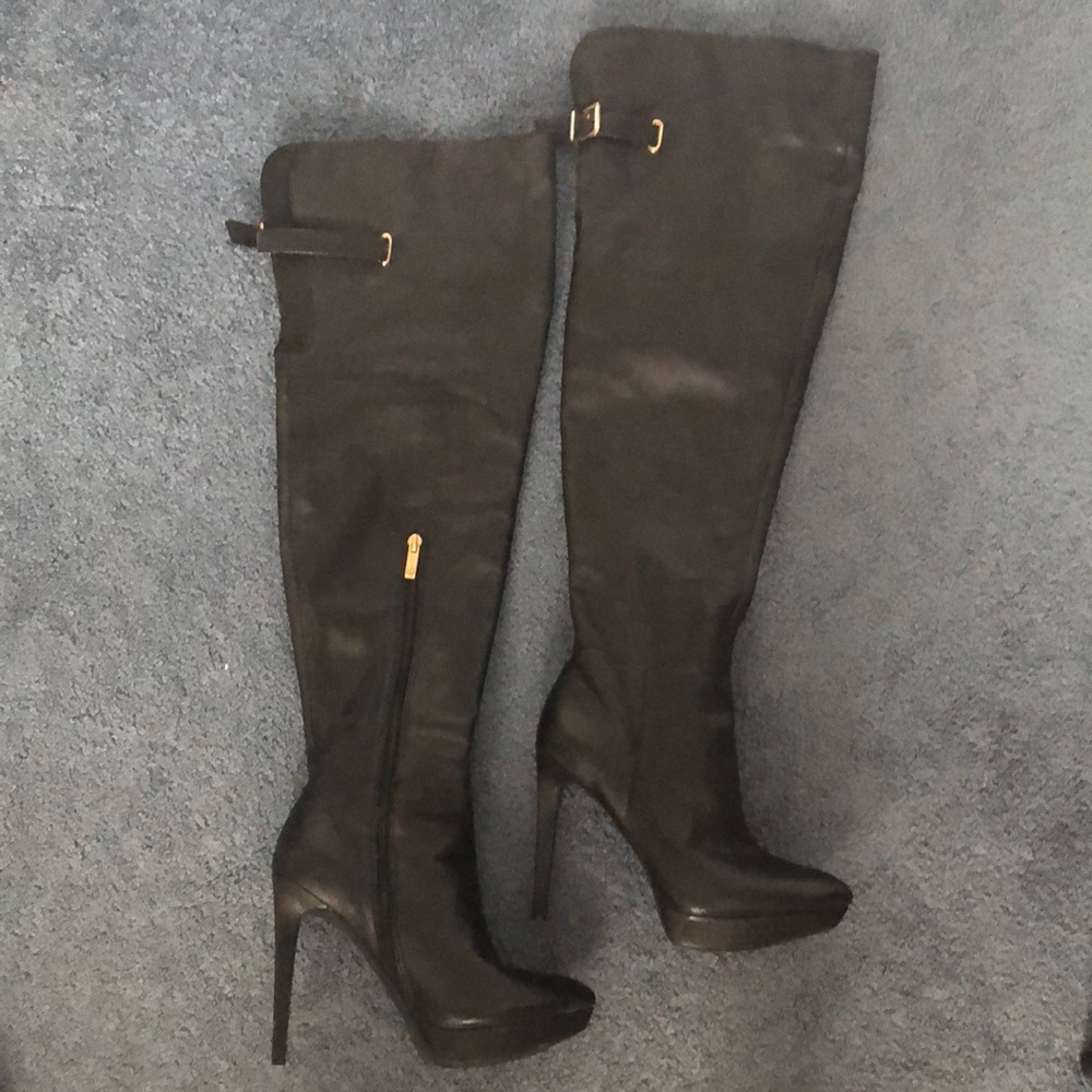Jessica Simpson Thigh High Leather Boots
